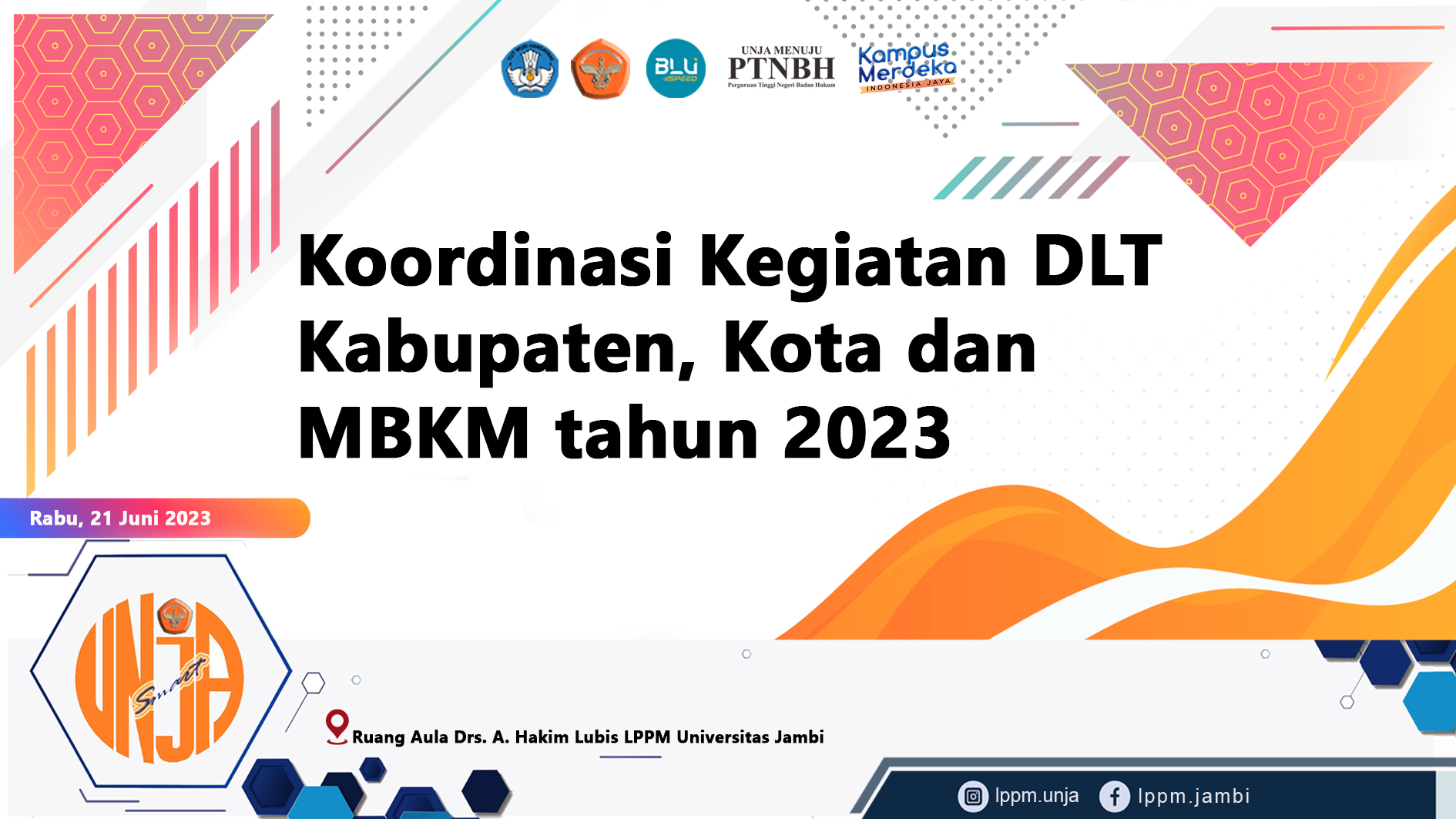 Koordinasi Kegiatan DLT Kabupaten, Kota dan MBKN tahun 2023